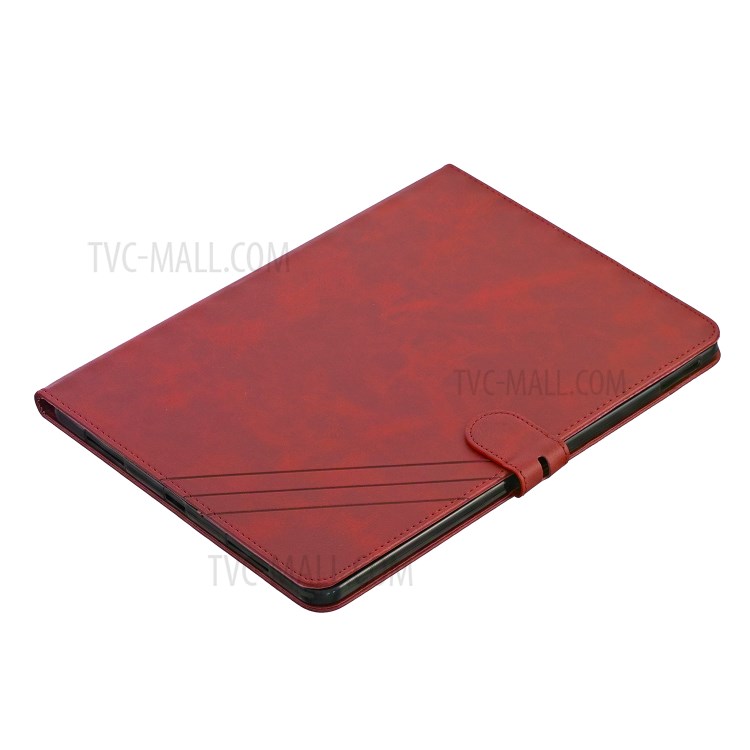 Leather with Stand Case with Wallet Shell for iPad Pro 11-inch (2020)/(2018) - Red-8