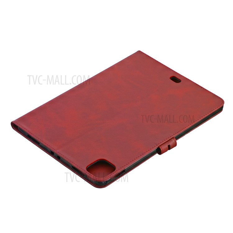 Leather with Stand Case with Wallet Shell for iPad Pro 11-inch (2020)/(2018) - Red-9
