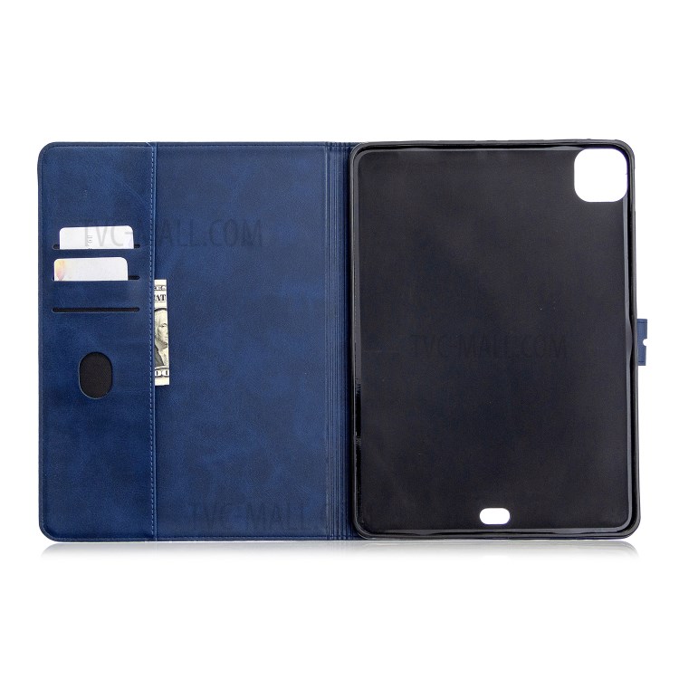 Leather with Stand Case with Wallet Shell for iPad Pro 11-inch (2020)/(2018) - Blue-10