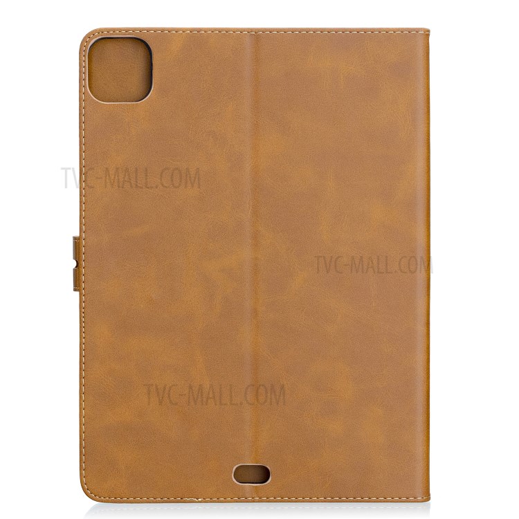 Leather with Stand Case with Wallet Shell for iPad Pro 11-inch (2020)/(2018) - Brown-3