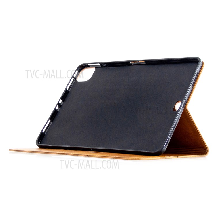 Leather with Stand Case with Wallet Shell for iPad Pro 11-inch (2020)/(2018) - Brown-7