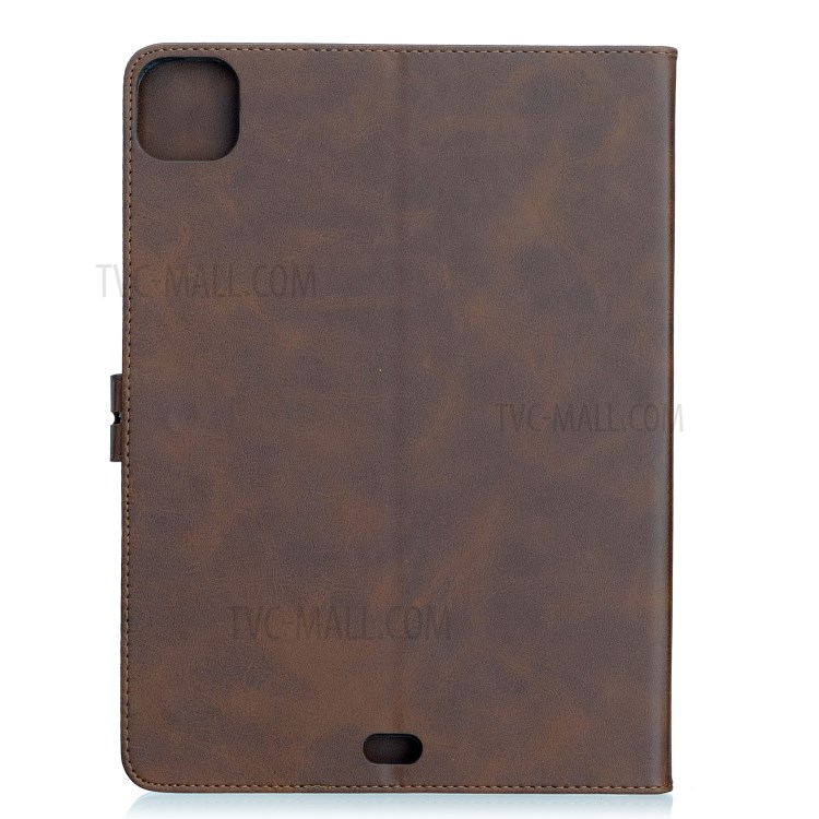 Leather with Stand Case with Wallet Shell for iPad Pro 11-inch (2020)/(2018) - Coffee-3