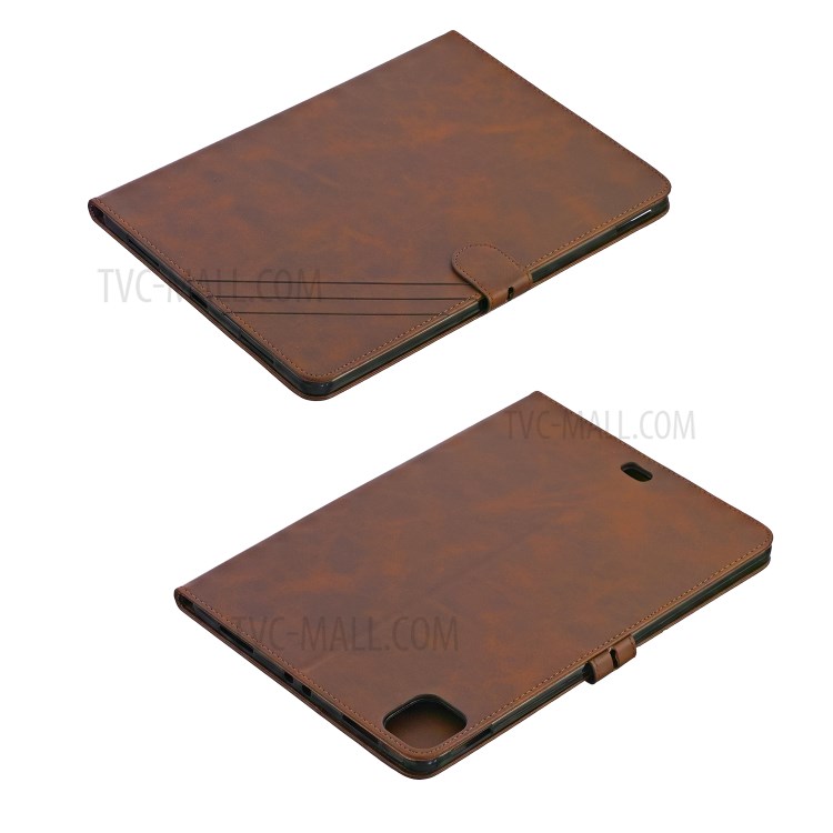 Leather with Stand Case with Wallet Shell for iPad Pro 11-inch (2020)/(2018) - Coffee-4
