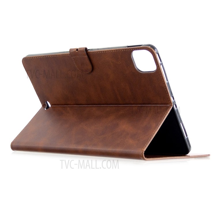 Leather with Stand Case with Wallet Shell for iPad Pro 11-inch (2020)/(2018) - Coffee-6