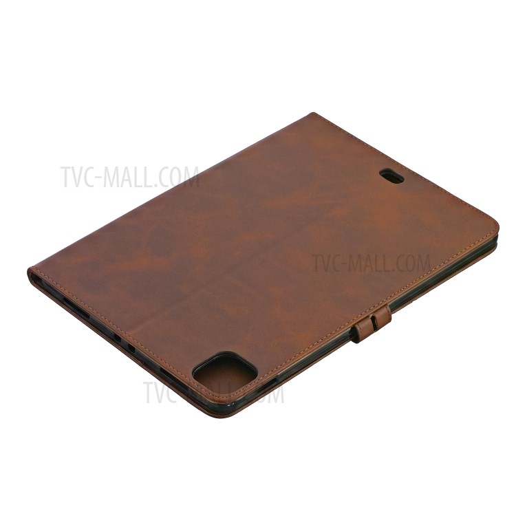 Leather with Stand Case with Wallet Shell for iPad Pro 11-inch (2020)/(2018) - Coffee-9