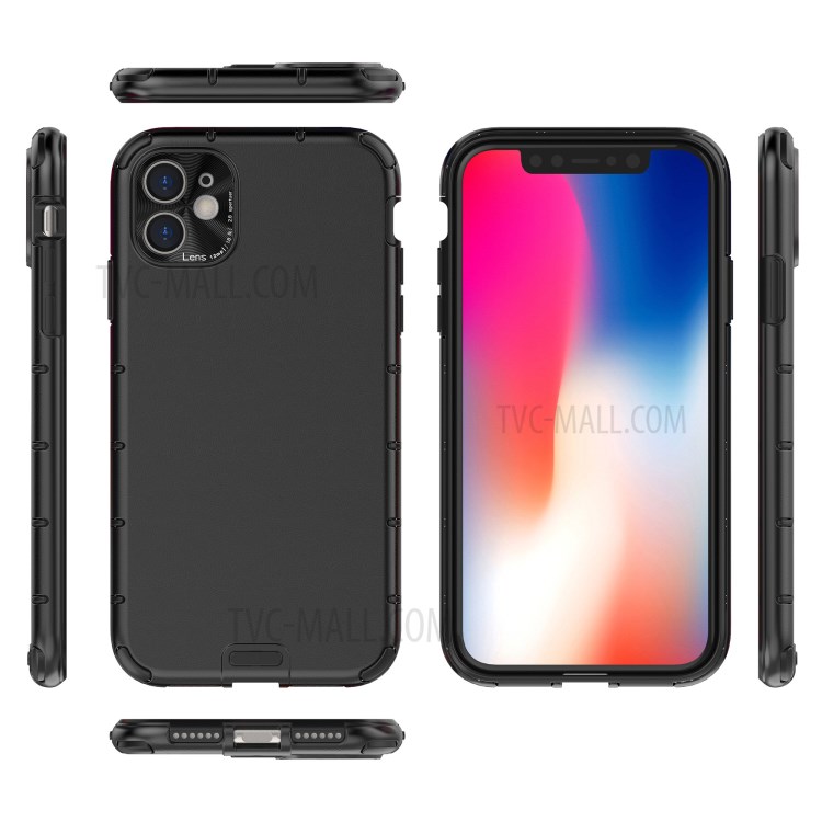 PC + TPU Hybrid Phone Case for iPhone 11 6.1 inch - Black-3
