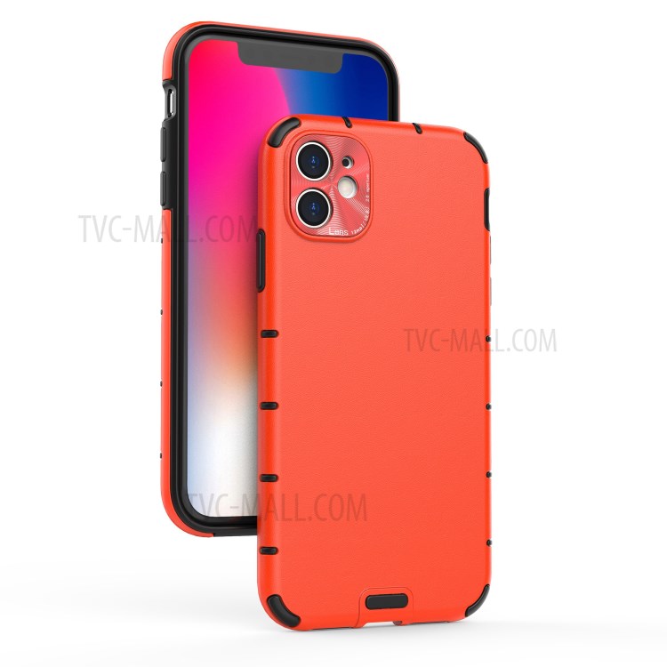 PC + TPU Hybrid Phone Case for iPhone 11 6.1 inch - Red-1