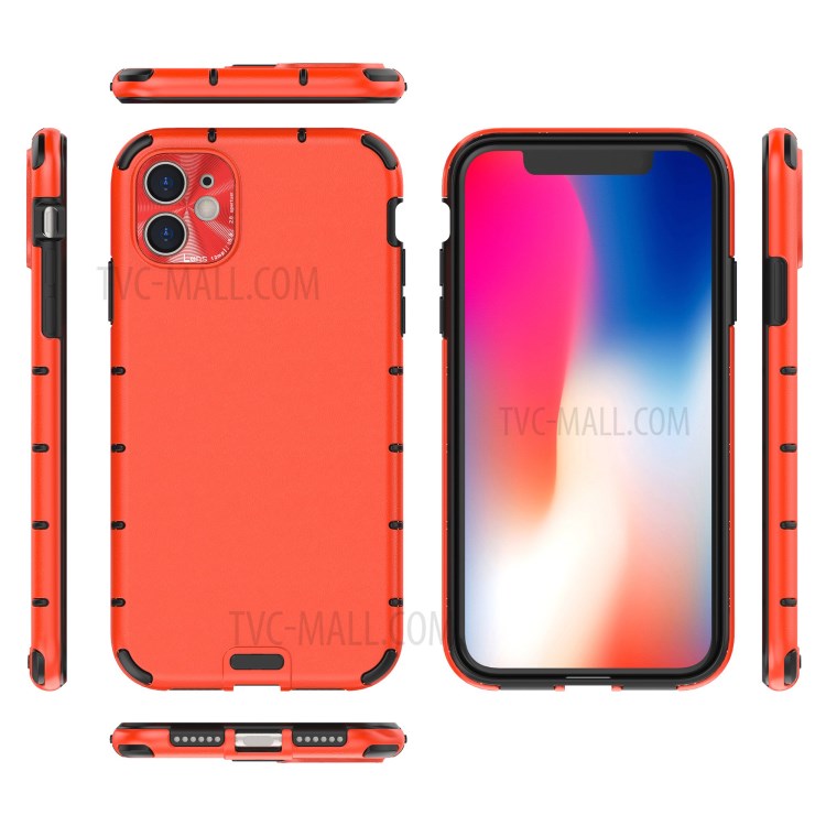 PC + TPU Hybrid Phone Case for iPhone 11 6.1 inch - Red-3