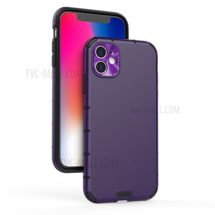 PC + TPU Hybrid Phone Case for iPhone 11 6.1 inch - Purple-1
