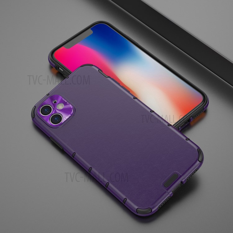 PC + TPU Hybrid Phone Case for iPhone 11 6.1 inch - Purple-2