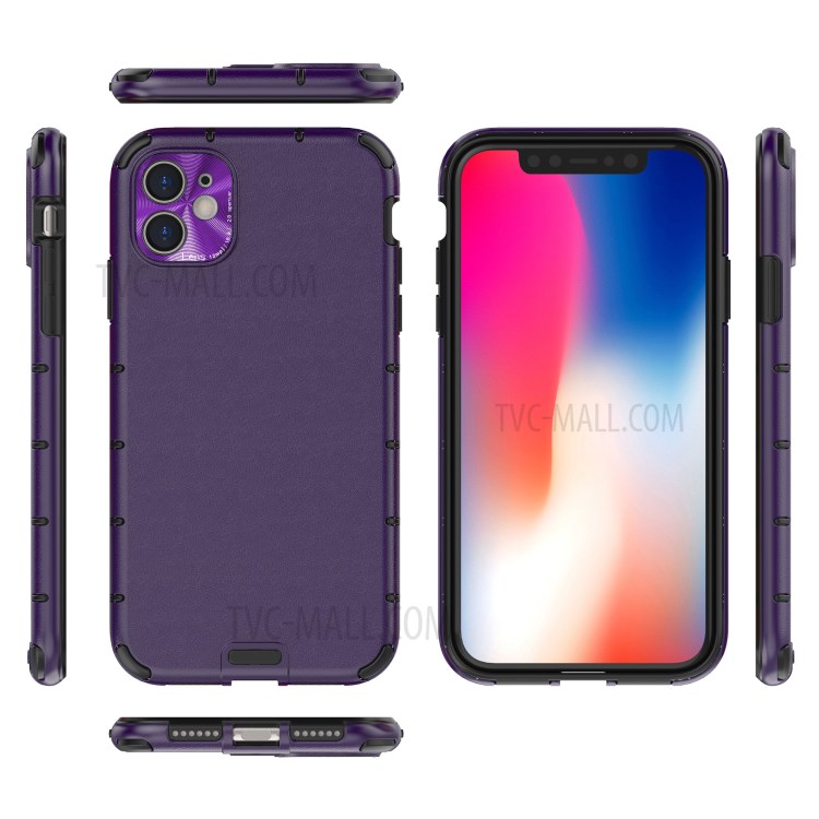 PC + TPU Hybrid Phone Case for iPhone 11 6.1 inch - Purple-3
