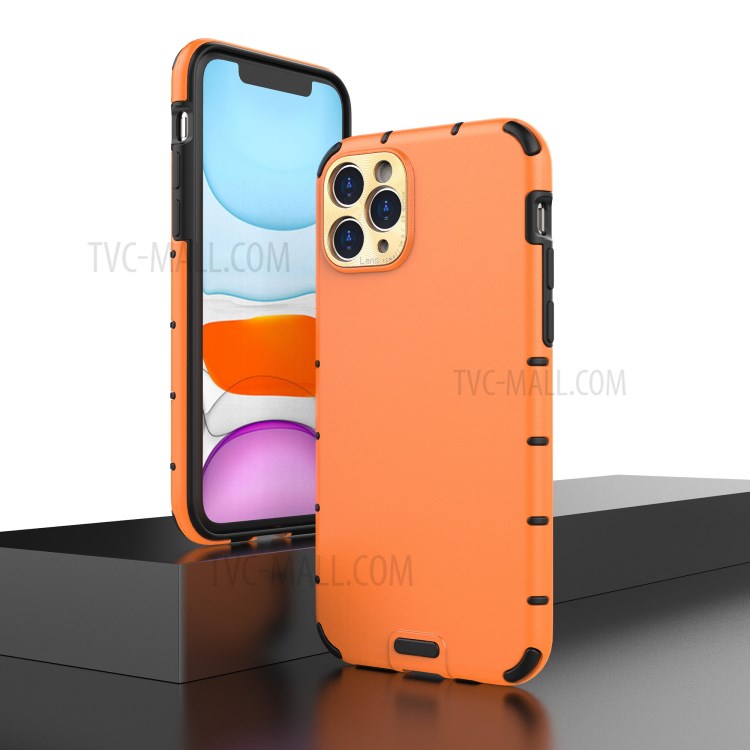 Quality Plastic + TPU Phone Case for iPhone 11 Pro 5.8-inch - Brown-11