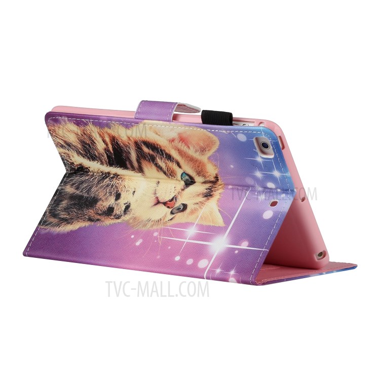 Pattern Printing Multi-angle Stand Leather Card Slot Tablet Shell for iPad Mini 1/2/3/4/Mini (2019) 7.9 inch - Cat-4