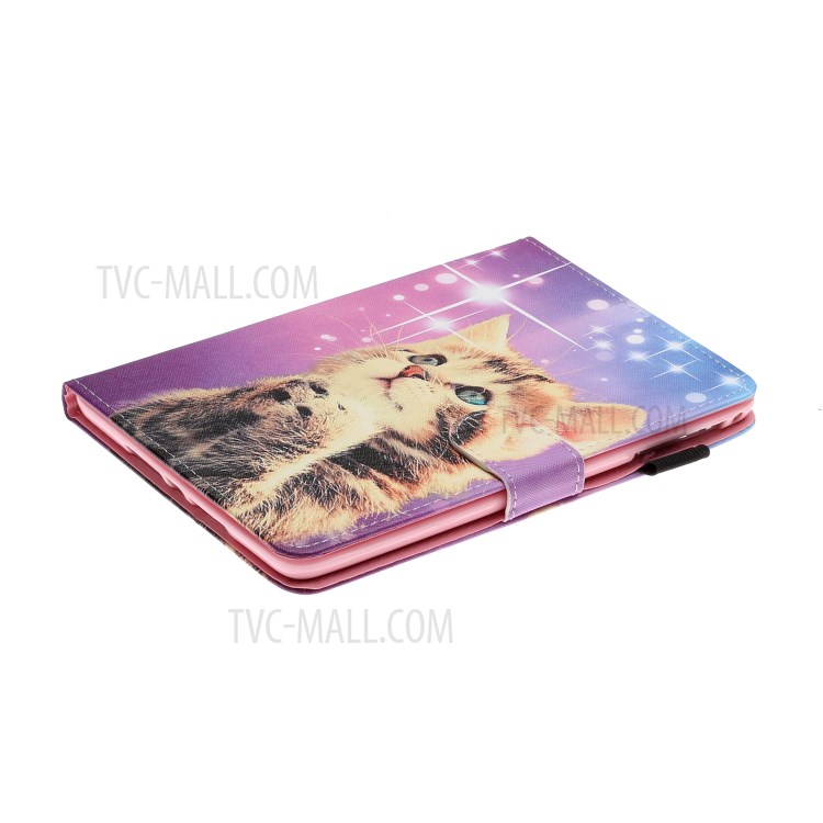 Pattern Printing Multi-angle Stand Leather Card Slot Tablet Shell for iPad Mini 1/2/3/4/Mini (2019) 7.9 inch - Cat-5