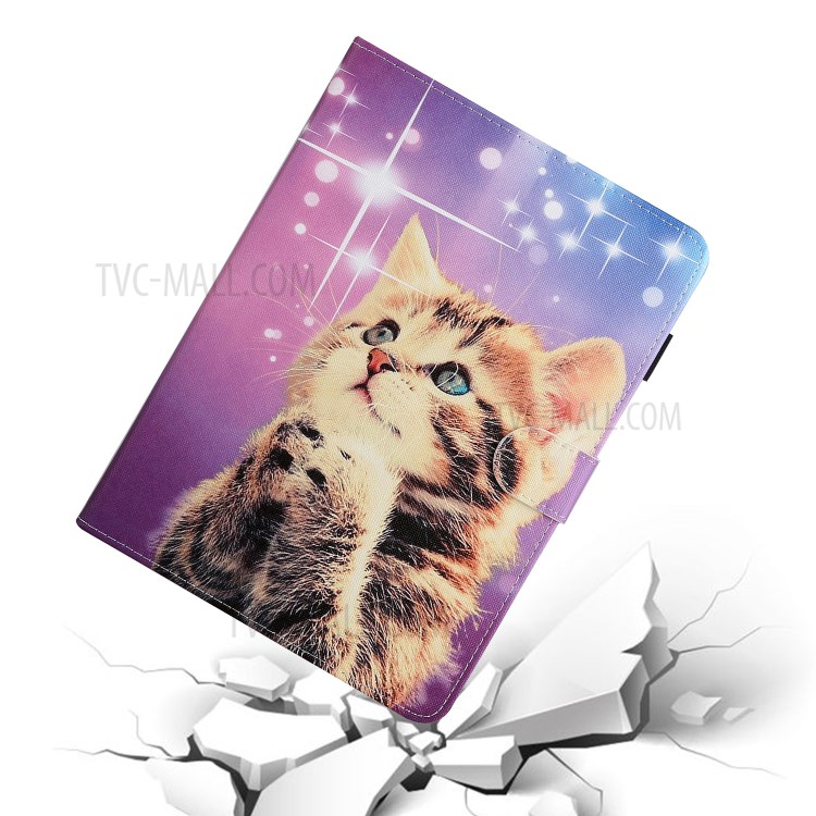 Pattern Printing Multi-angle Stand Leather Card Slot Tablet Shell for iPad Mini 1/2/3/4/Mini (2019) 7.9 inch - Cat-6