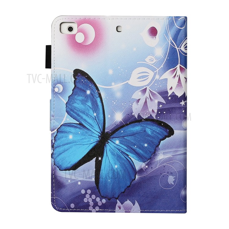 Pattern Printing Multi-angle Stand Leather Card Slot Tablet Shell for iPad Mini 1/2/3/4/Mini (2019) 7.9 inch - Butterfly-3