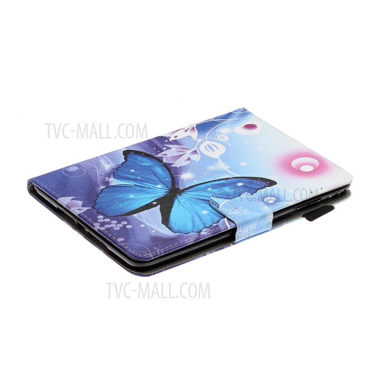Pattern Printing Multi-angle Stand Leather Card Slot Tablet Shell for iPad Mini 1/2/3/4/Mini (2019) 7.9 inch - Butterfly-5