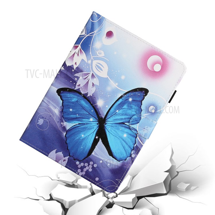 Pattern Printing Multi-angle Stand Leather Card Slot Tablet Shell for iPad Mini 1/2/3/4/Mini (2019) 7.9 inch - Butterfly-6