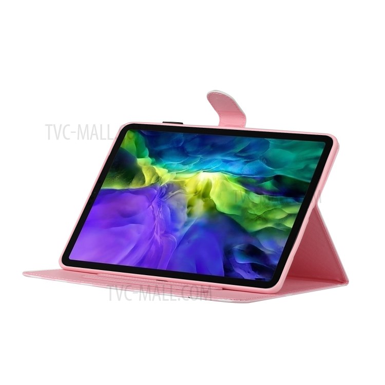 Pattern Printing Multi-angle Stand Leather Card Slot Tablet Case for iPad Pro 11-inch (2020)/(2018) - Cat-7