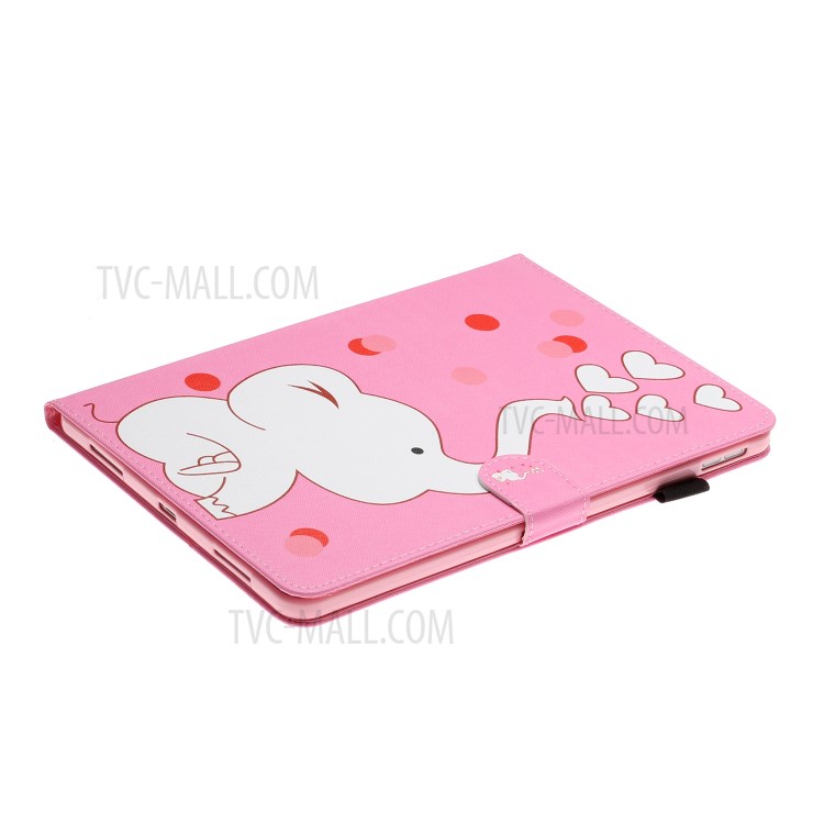 Pattern Printing Multi-angle Stand Leather Card Slot Tablet Case for iPad Pro 11-inch (2020)/(2018) - Elephant-5