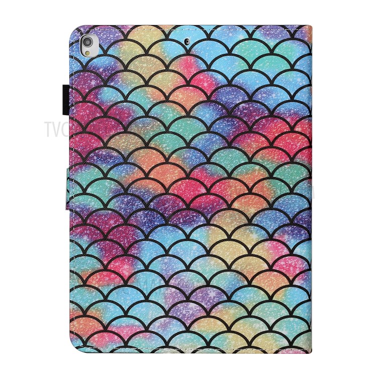 Pattern Printing PU Leather Card Holder Stand Tablet Cover for iPad 9.7-inch (2018)/(2017) / iPad Air 2 / iPad Air (2013) - Colorized Balls-3