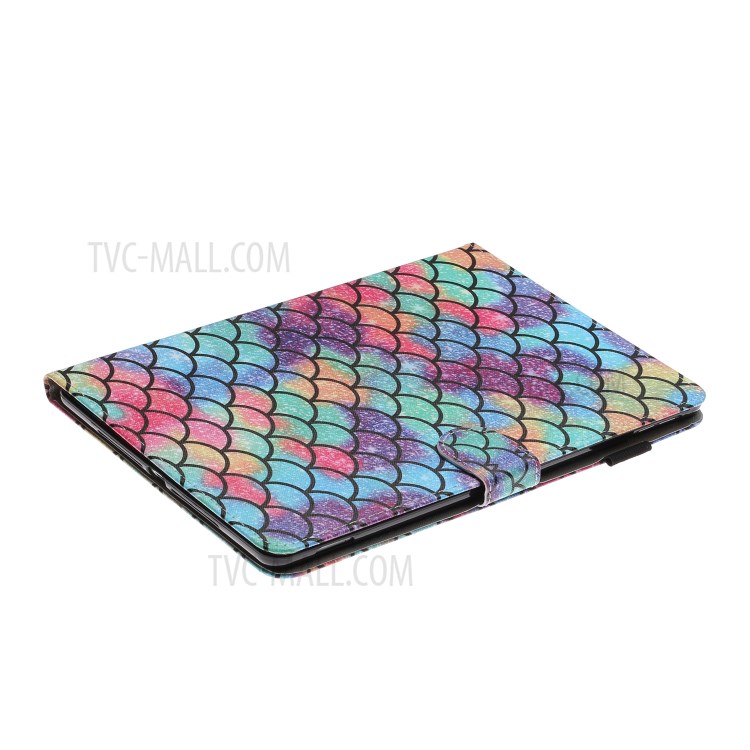 Pattern Printing PU Leather Card Holder Stand Tablet Cover for iPad 9.7-inch (2018)/(2017) / iPad Air 2 / iPad Air (2013) - Colorized Balls-5