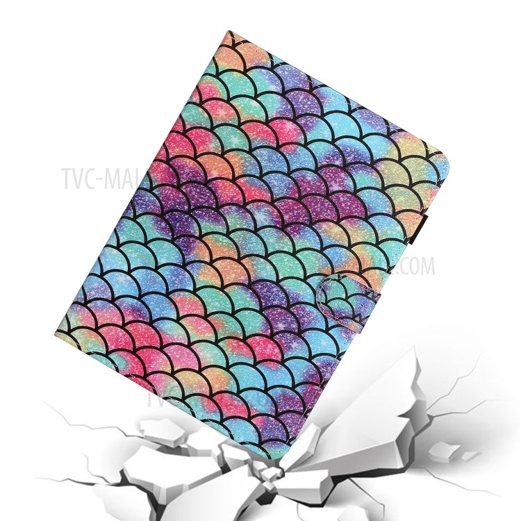 Pattern Printing PU Leather Card Holder Stand Tablet Cover for iPad 9.7-inch (2018)/(2017) / iPad Air 2 / iPad Air (2013) - Colorized Balls-6