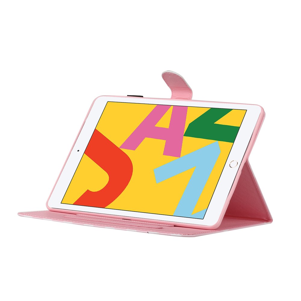 Tablet Supporto Per Supporto Per Carta in Pelle PU Per Motivi Per Ipad 10.2 (2021)/(2020)/(2019) / Ipad Air 10,5 Pollici (2019) - Gatto