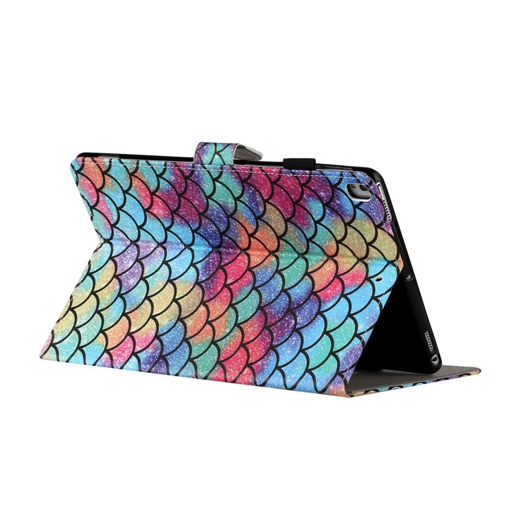 Pattern Printing PU Leather Card Holder Stand Tablet Cover for iPad 10.2 (2019) / iPad Air 10.5-inch (2019) - Colorized Ball-4