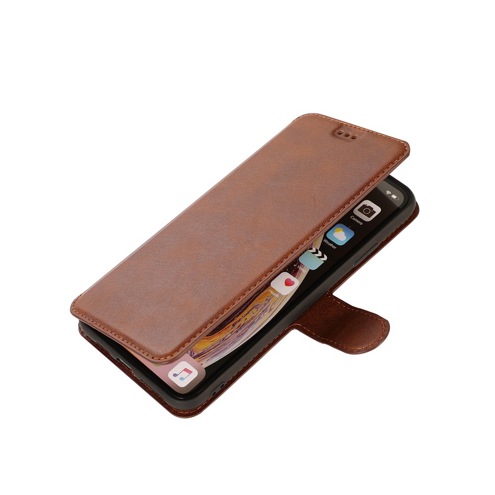 PU Leather + TPU Wallet Stand Phone Cover for iPhone SE (2020)/SE (2022)/8/7 - Brown-8