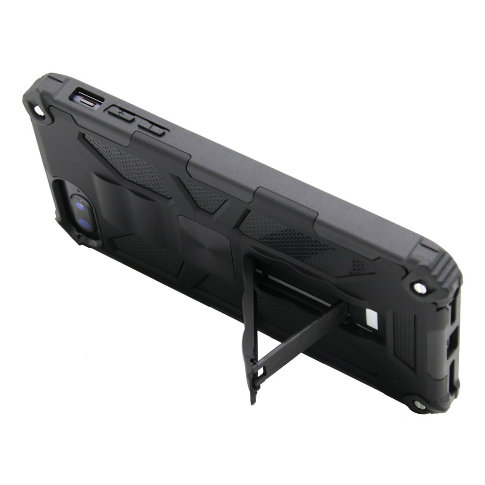 Kickstand Armor Dropproof PC TPU Hybrid Case with Magnetic Metal Sheet for iPhone 6 Plus / 7 Plus / 8 Plus 5.5-inch - Black-2