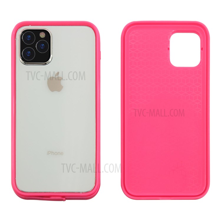 Waterproof PC + TPU Cell Phone Protector Case for iPhone 11 Pro Max 6.5 inch - Rose-11