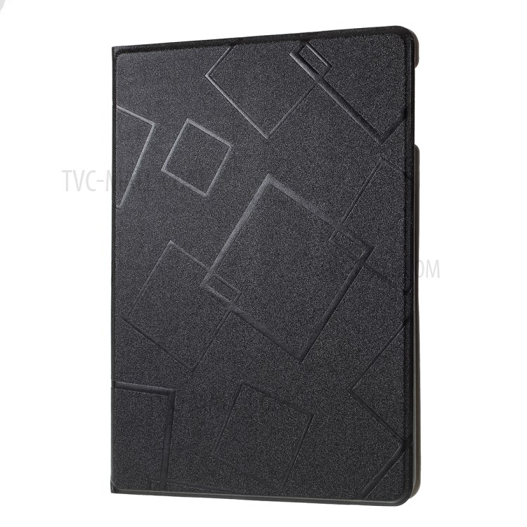 Square Pattern Stand Case for iPad 9.7 9.7-inch (2017)/(2018)/Pro 9.7/Air(2013)/Air 2 - Black-2