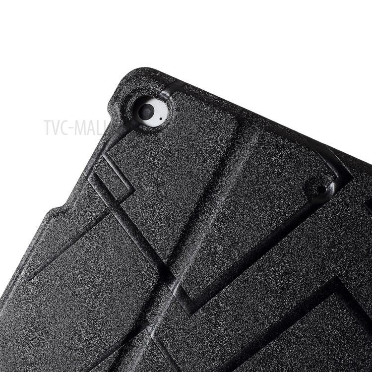 Square Pattern Stand Case for iPad 9.7 9.7-inch (2017)/(2018)/Pro 9.7/Air(2013)/Air 2 - Black-4