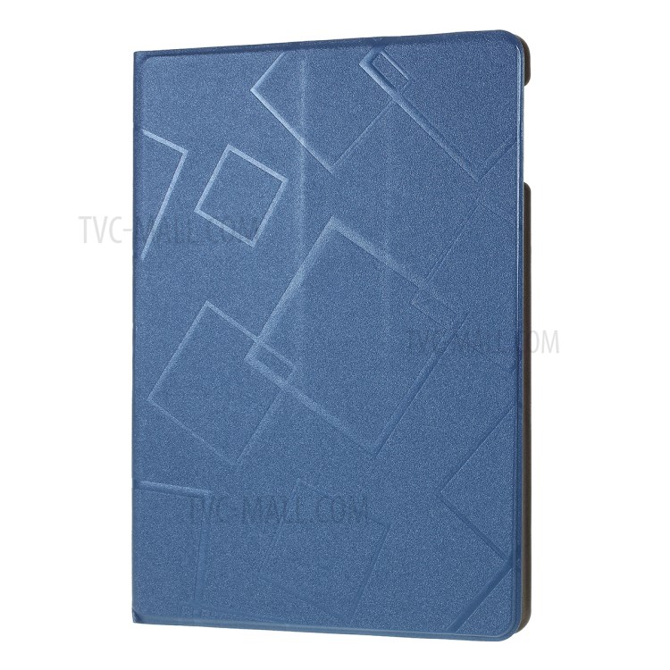 Square Pattern Stand Case for iPad 9.7 9.7-inch (2017)/(2018)/Pro 9.7/Air(2013)/Air 2 - Blue-2