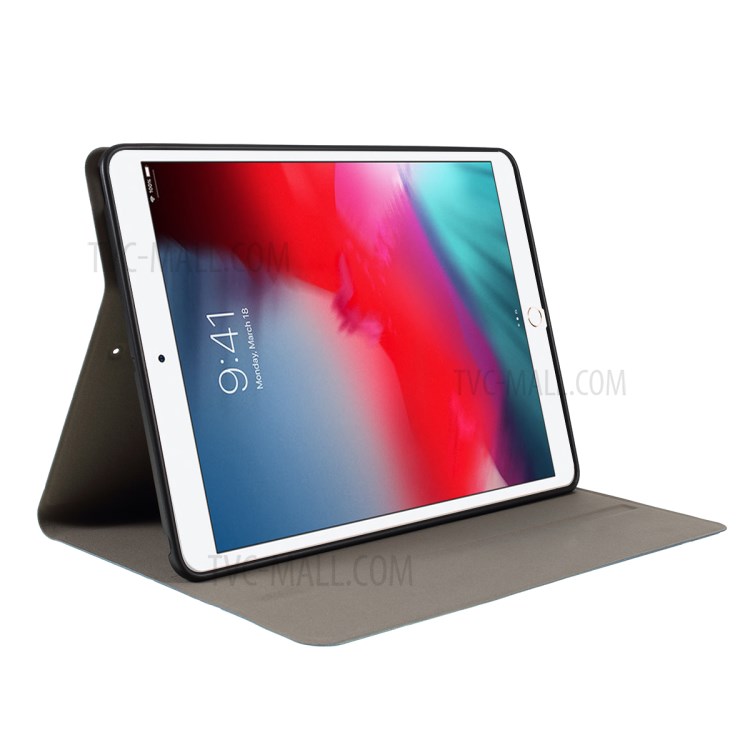 Square Pattern Stand Case for iPad 9.7 9.7-inch (2017)/(2018)/Pro 9.7/Air(2013)/Air 2 - Blue-6