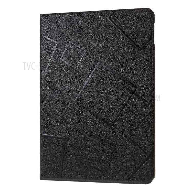 Square Pattern Stand Protective Case for iPad 10.2 (2019) - Black-2