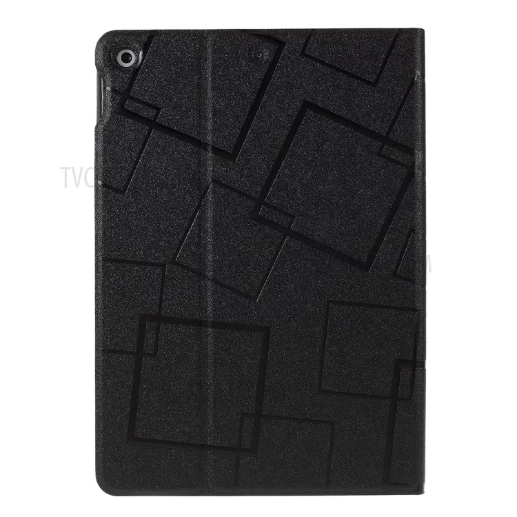 Square Pattern Stand Protective Case for iPad 10.2 (2019) - Black-3