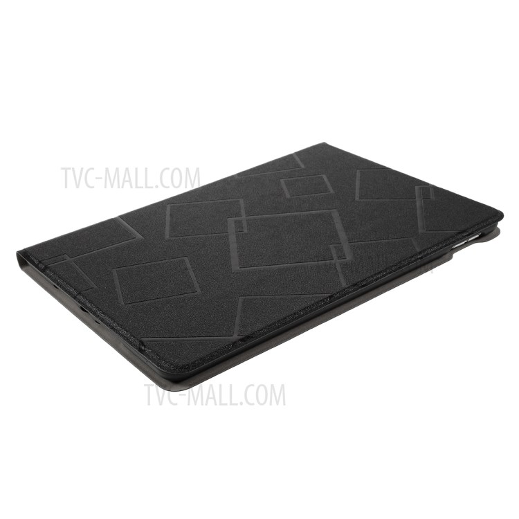 Square Pattern Stand Protective Case for iPad 10.2 (2019) - Black-5