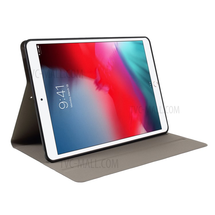 Square Pattern Stand Protective Case for iPad 10.2 (2019) - Black-7