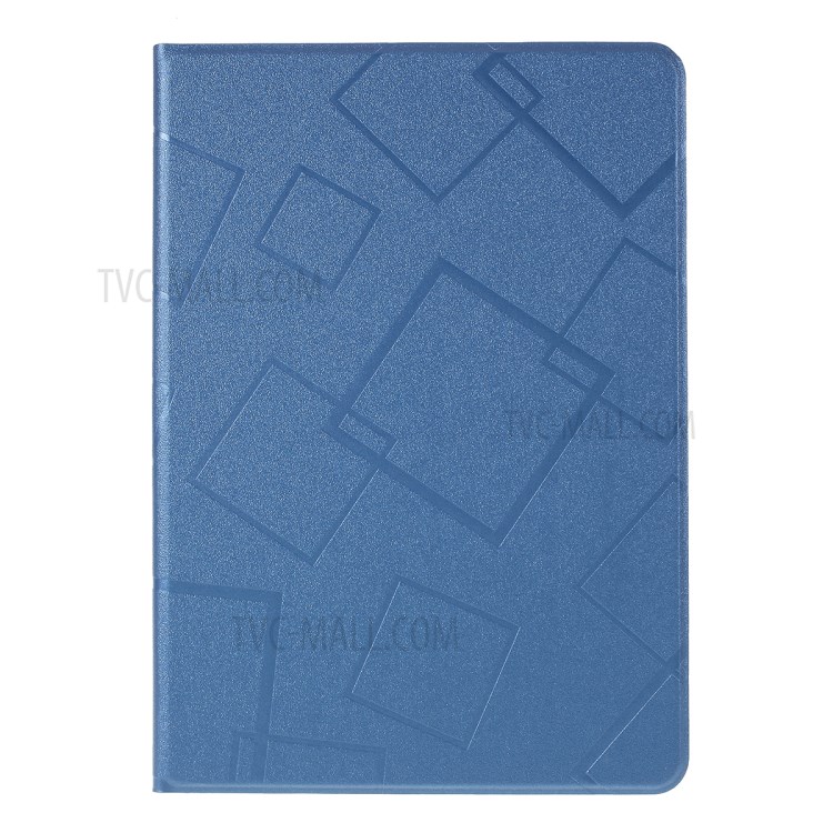 Square Pattern Stand Protective Case for iPad 10.2 (2019) - Blue-1