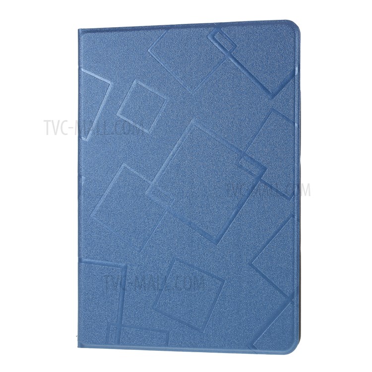 Square Pattern Stand Protective Case for iPad 10.2 (2019) - Blue-2