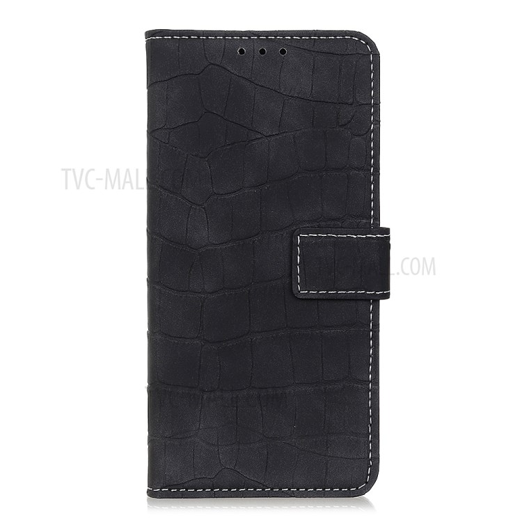 Crocodile Texture Wallet Stand Flip Leather Case for iPhone 12 Pro Max 6.7 inch - Black-2