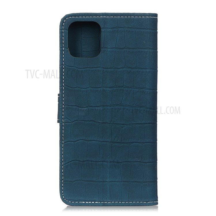 Crocodile Texture Wallet Stand Flip Leather Case for iPhone 12 Pro Max 6.7 inch - Blackish Green-2