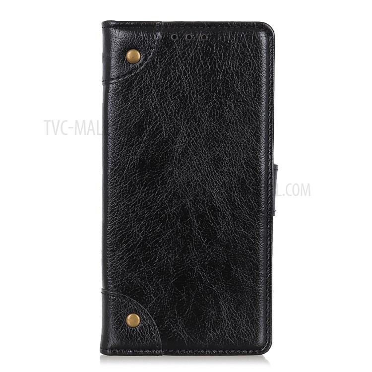 Nappa Texture PU Leather Wallet Protective Case for iPhone 12 Pro Max 6.7 inch - Black-2