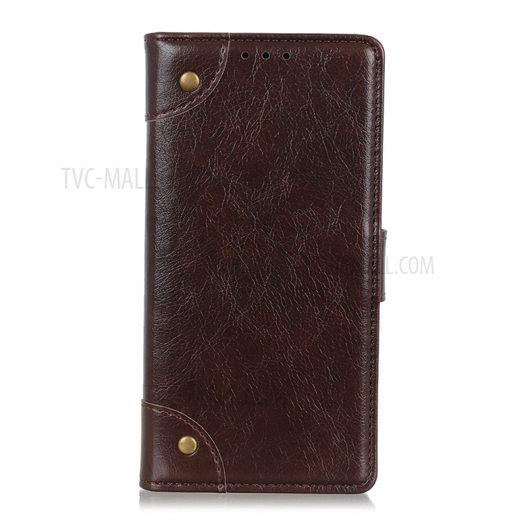 Nappa Texture PU Leather Wallet Protective Case for iPhone 12 Pro Max 6.7 inch - Coffee-4