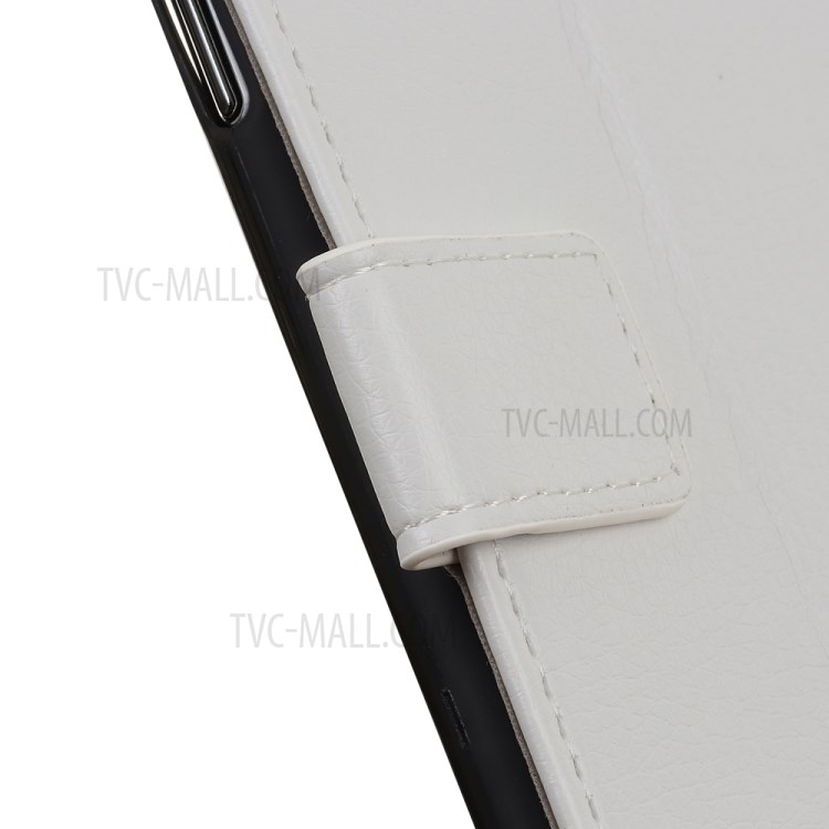Litchi Texture Flip Leather Wallet Phone Case for iPhone 12 Pro Max 6.7 inch - White-3