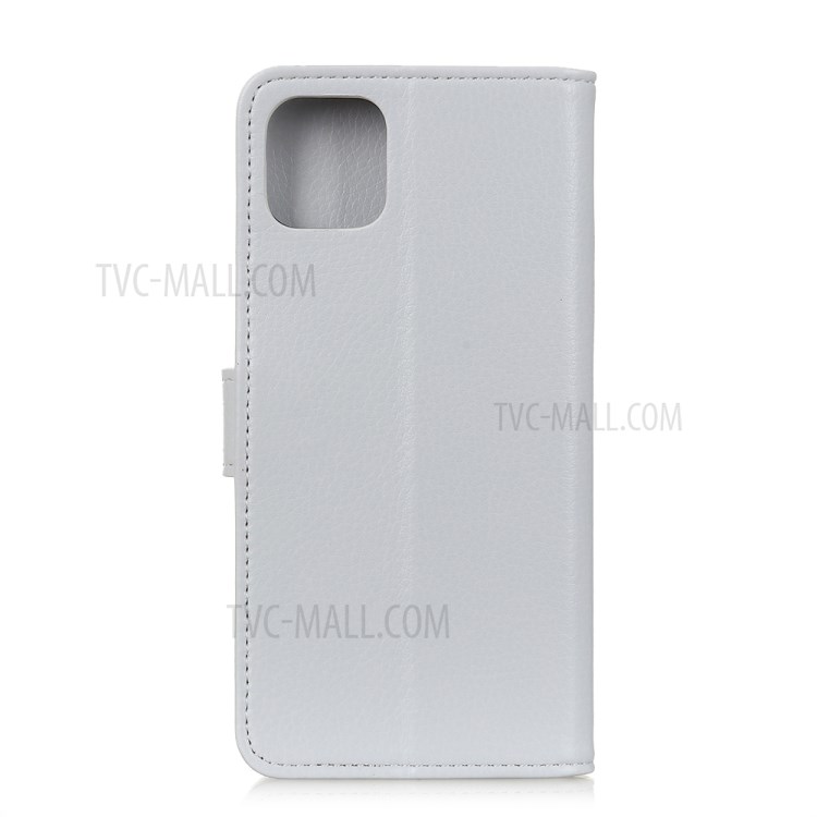 Litchi Texture Flip Leather Wallet Phone Case for iPhone 12 Pro Max 6.7 inch - White-7