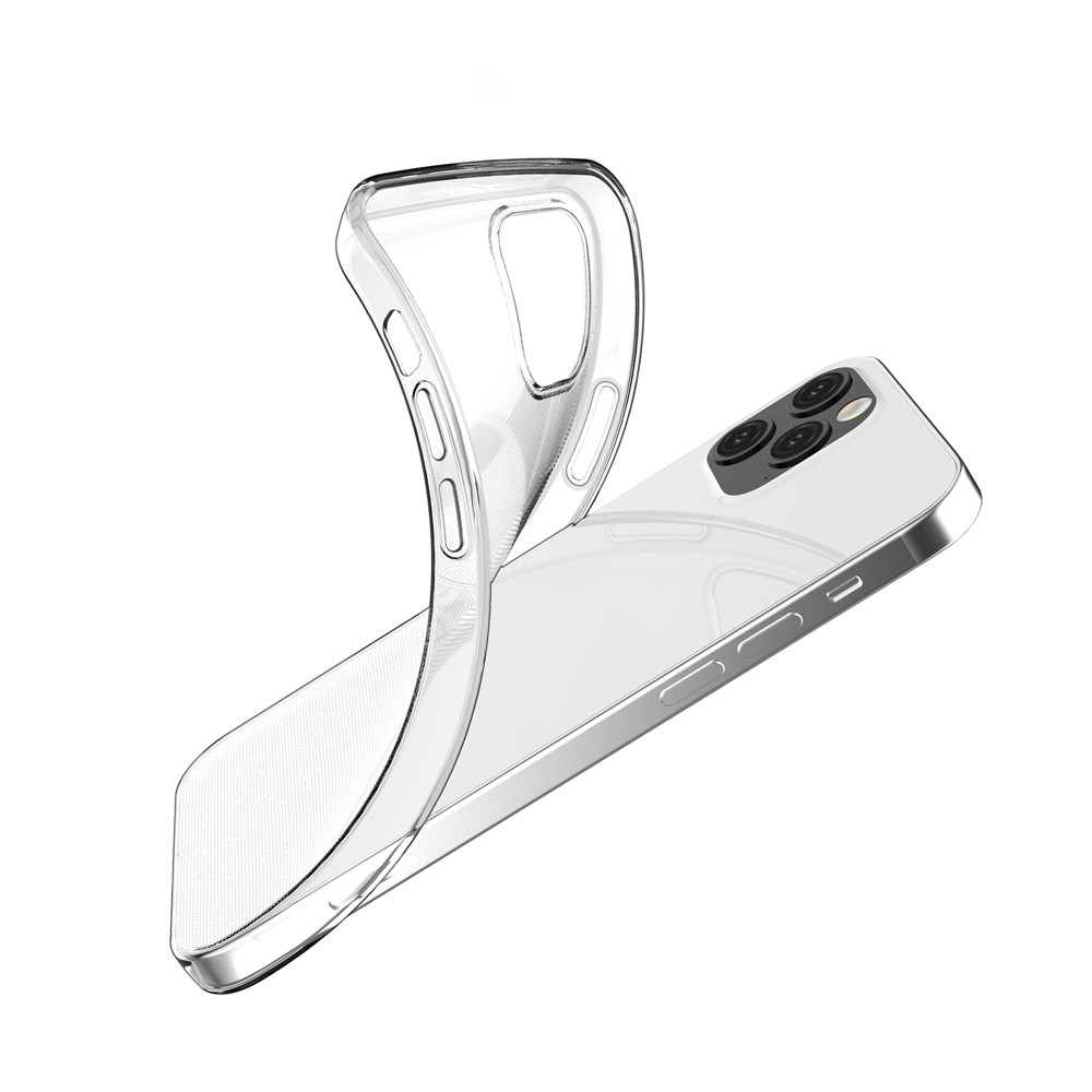 HD Clear Clear Soft Telep Cover Para Apple Iphone 12