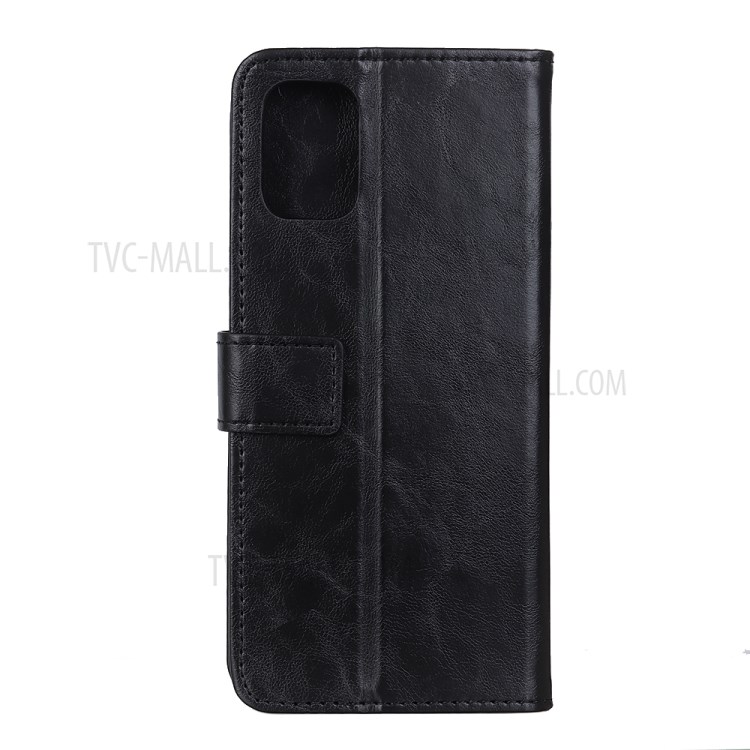 With Wallet Stylish Leather Cell Phone Shell for iPhone 12 5.4 inch - Black-6